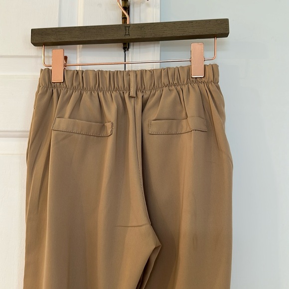 Tan Color Non-Iron Pull on Pants - Picture 4 of 7